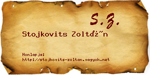 Stojkovits Zoltán névjegykártya